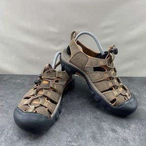 KEEN Newport H2 Men Sandals Gray Black Slingback Water Trail Hike Sport Sandals